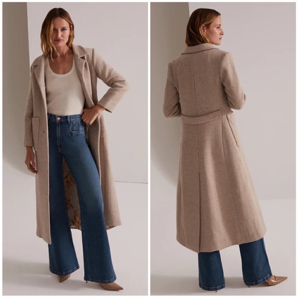 Favorite Daughter Tan Pea Coat